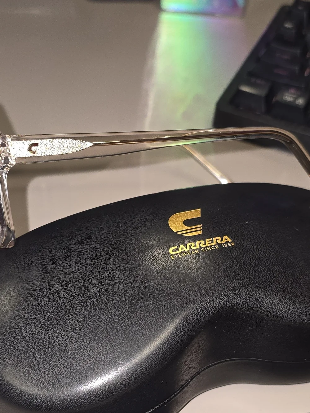 Carrera 3016/S 0FWM HA Nude Square Sunglasses NIB Case Cloth 55-17-140